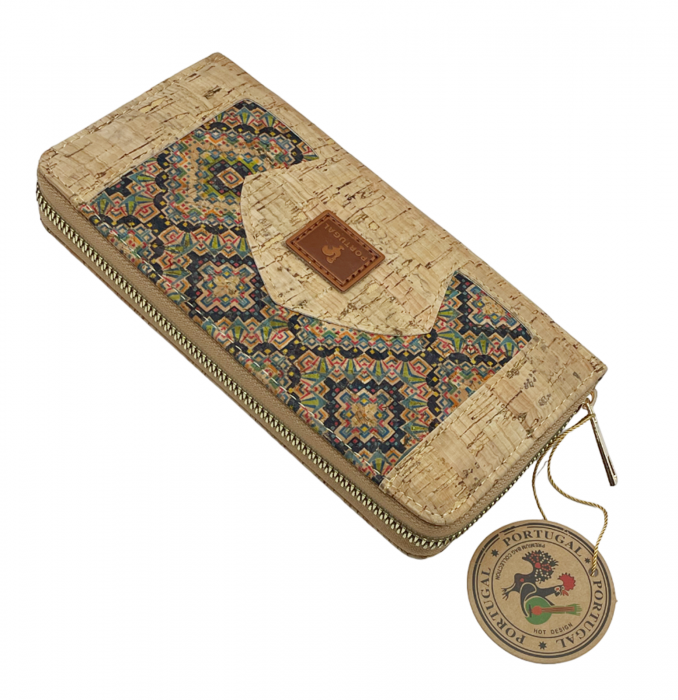 Portofel compact din pluta CYNTIA, 19cm [2]