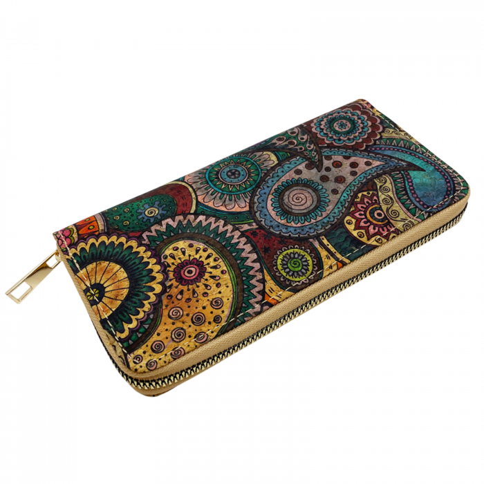Portofel compact din pluta PETRA, 19cm [2]