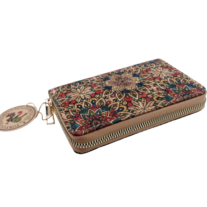 Portofel Compact din Pluta ZAZU cu motive orientale [2]