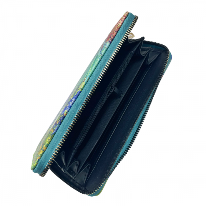 Portofel compact IRIS cu fermoar, Bleumarin, 19cm [4]
