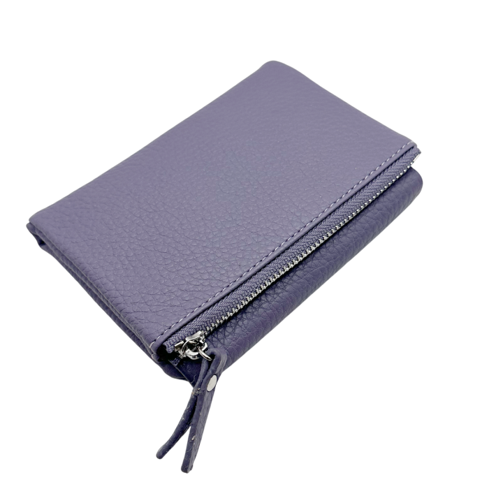 Portofel damă compact NOVA compartimentat - Mov lila - 13 cm [2]