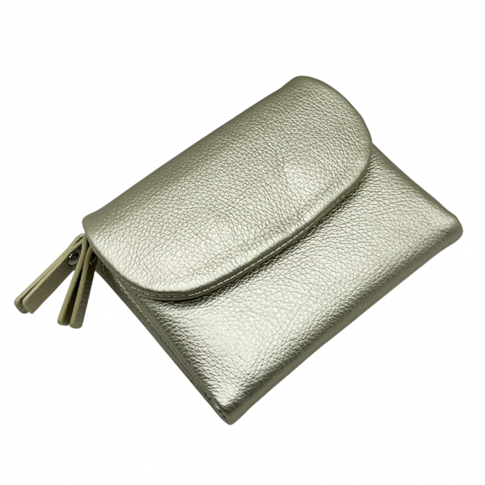 Portofel plic CINDY, Auriu, 13cm [1]