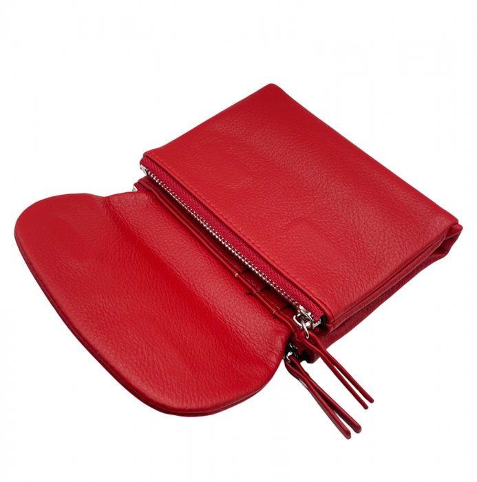 Portofel plic CINDY, Rosu, 13cm [2]