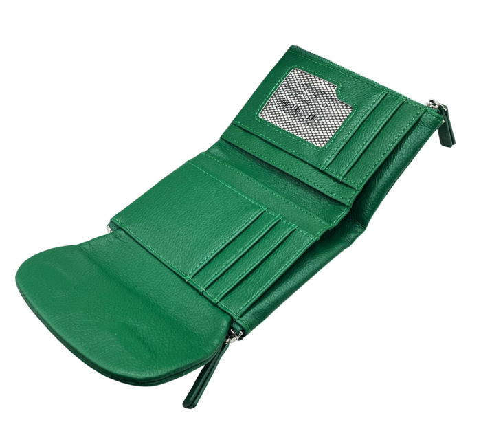 Portofel plic CINDY, Verde, 13cm [4]