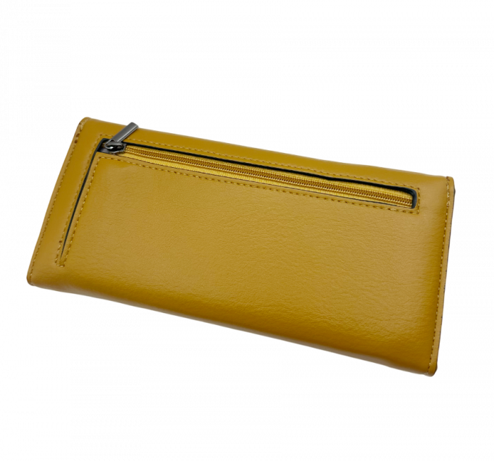 Portofel plic TAMSEEN, Galben mustar, 19cm [4]