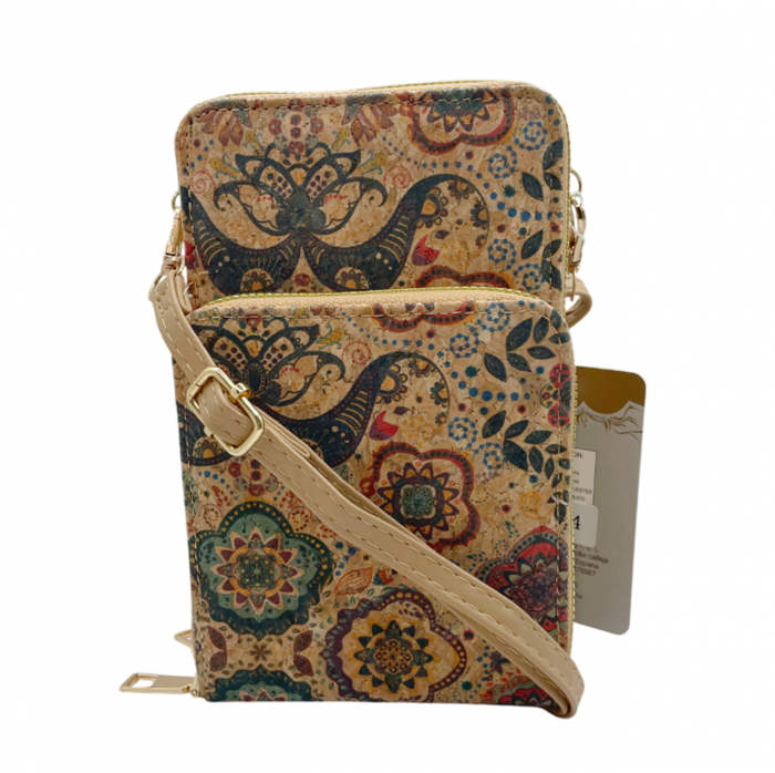 Portofel pluta tip Geanta crossbody ANNE, Cu 3 fermoare [4]