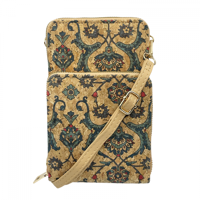 Portofel pluta tip Geanta crossbody REINA, Cu 2 fermoare [2]