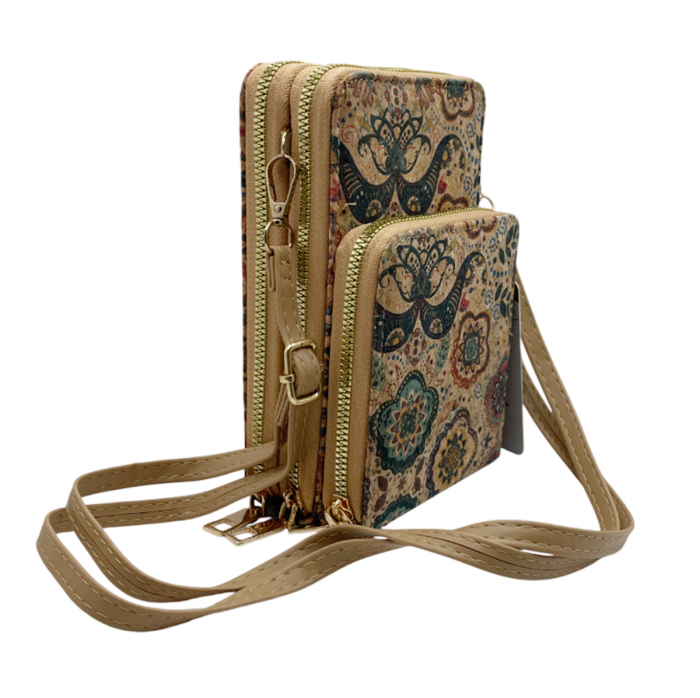 Portofel pluta tip Geanta crossbody GARBINE, Cu 3 fermoare [5]