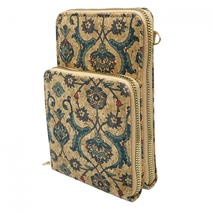Portofel pluta tip Geanta crossbody REINA, Cu 2 fermoare [4]