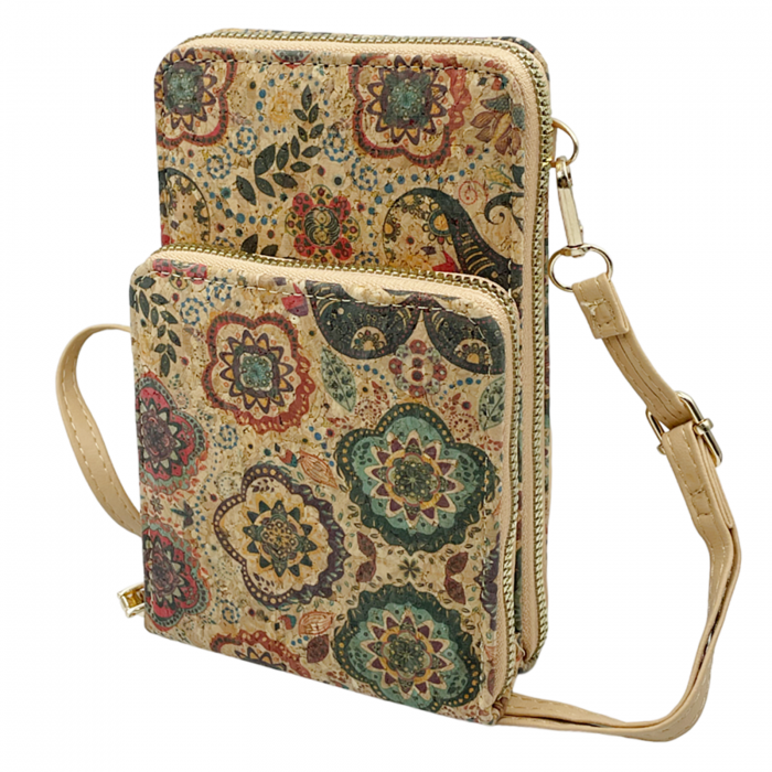 Portofel pluta tip Geanta crossbody ANNE, Cu 2 fermoare [3]