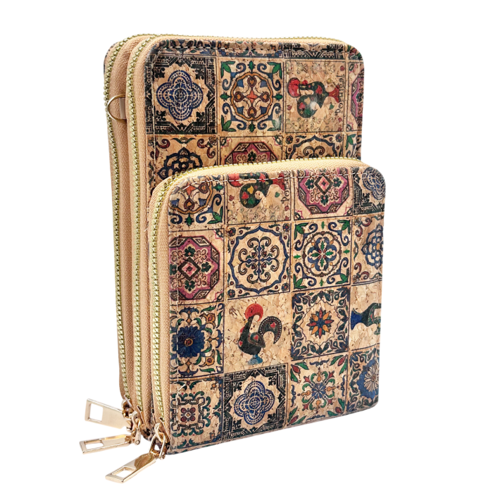 Portofel pluta tip Geanta crossbody GARBINE - Cu 3 fermoare [3]