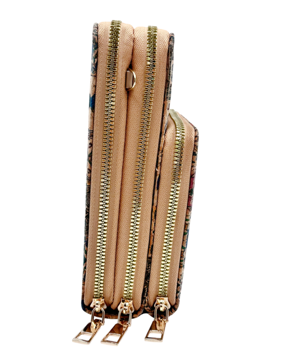Portofel pluta tip Geanta crossbody GARBINE - Cu 3 fermoare [6]