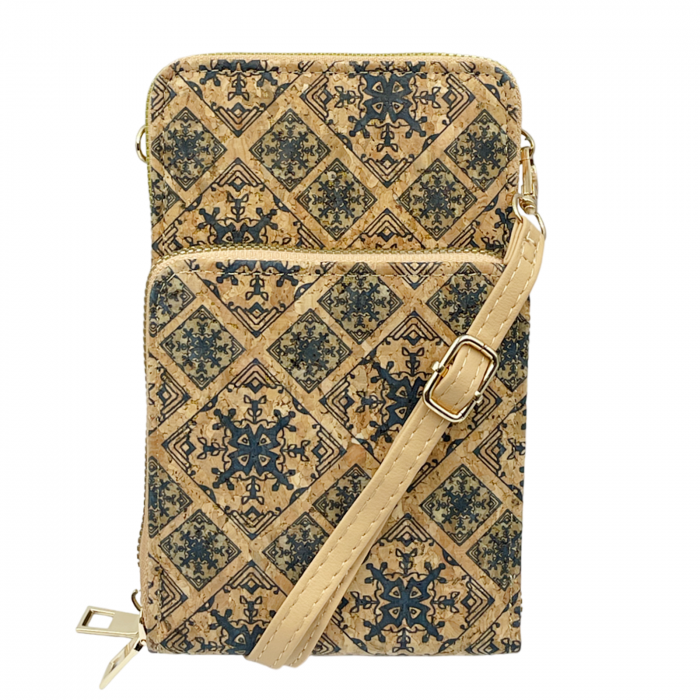 Portofel pluta tip Geanta crossbody AMELIA, Cu 2 fermoare [2]