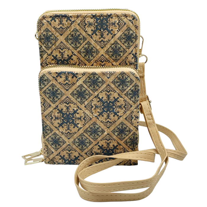 Portofel pluta tip Geanta crossbody AMELIA, Cu 2 fermoare [4]