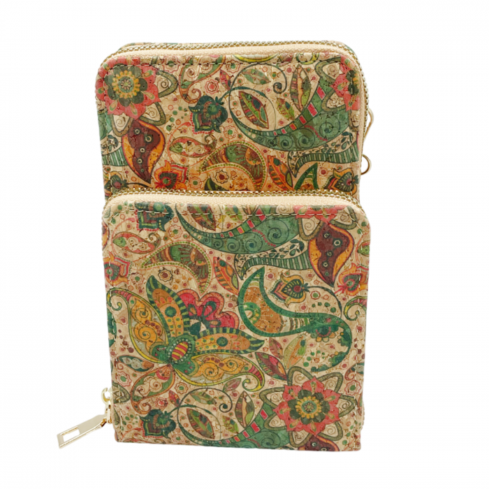 Portofel pluta tip Geanta crossbody ISABEL, Cu 2 fermoare [3]