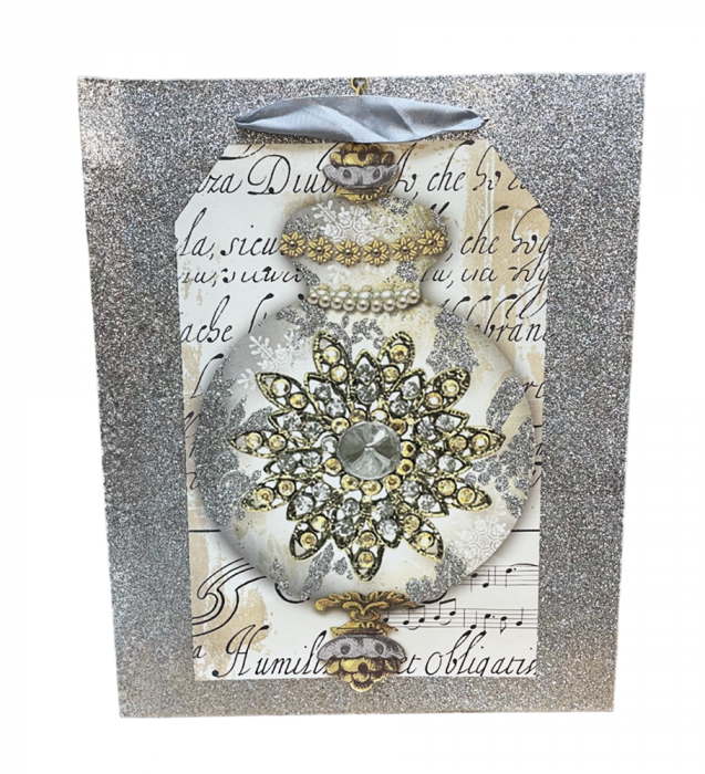 Punga cadou Craciun MERRY, 26x32cm [2]