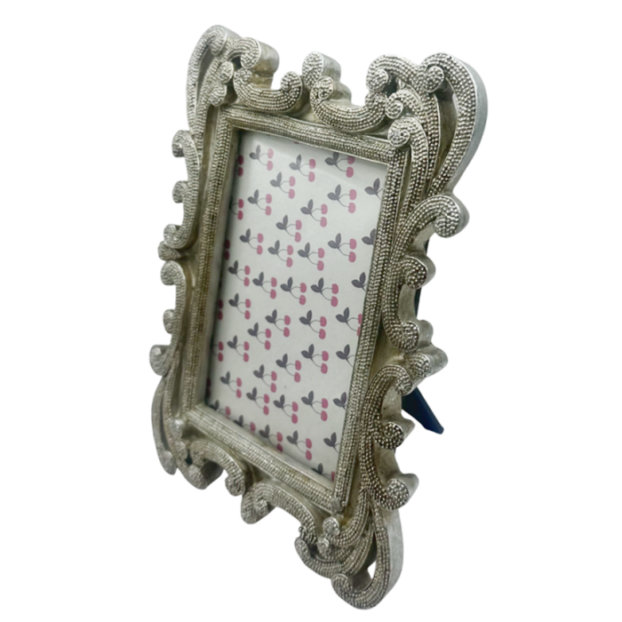 Rama foto vintage AUDREY, Argintiu, 10x15 cm [2]