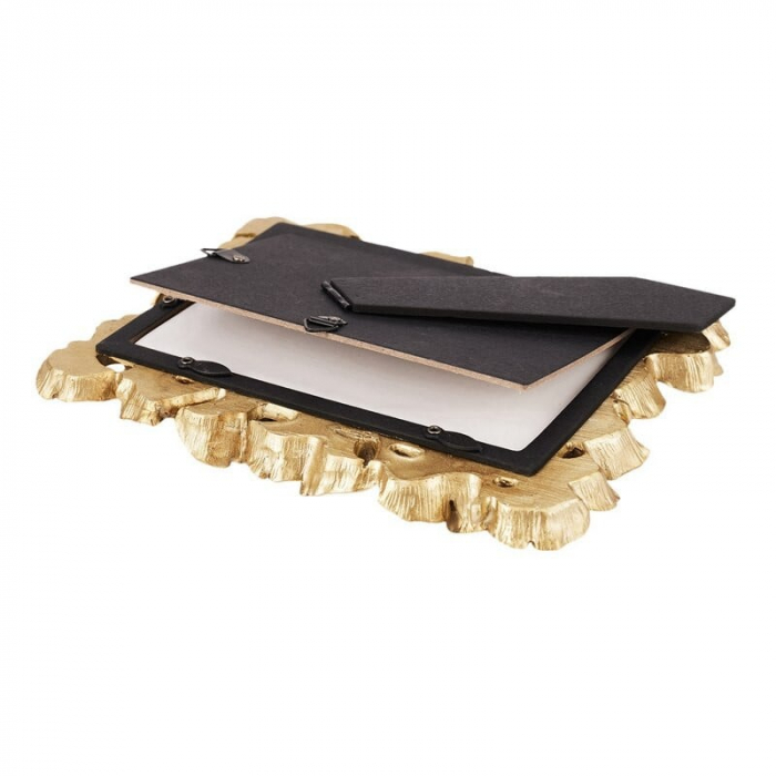 Rama foto aurie cu frunze decorative GINKO, 10x15 cm [5]