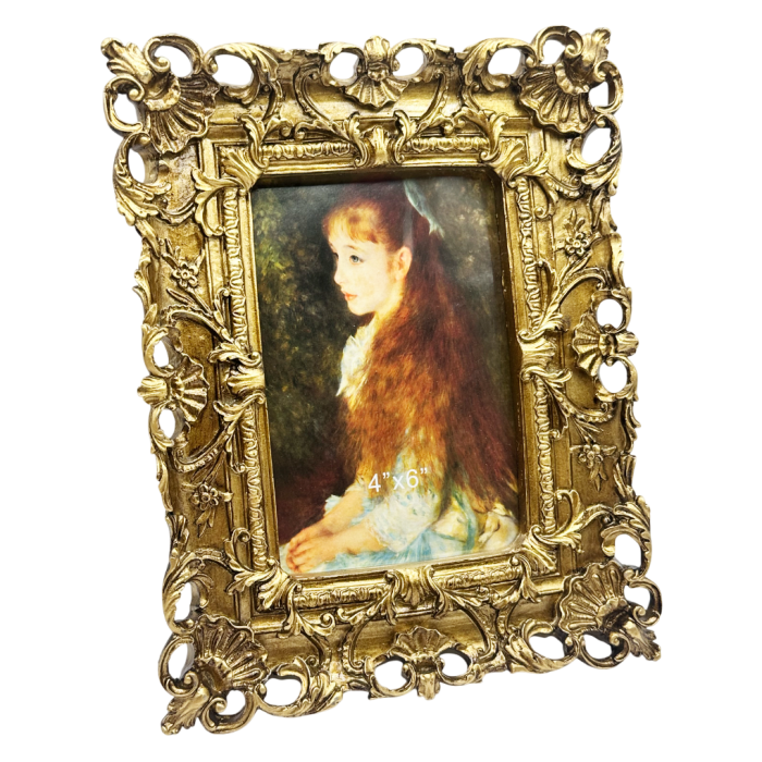 Ramă foto aurie cu motive ornamentale LEONARDO [2]