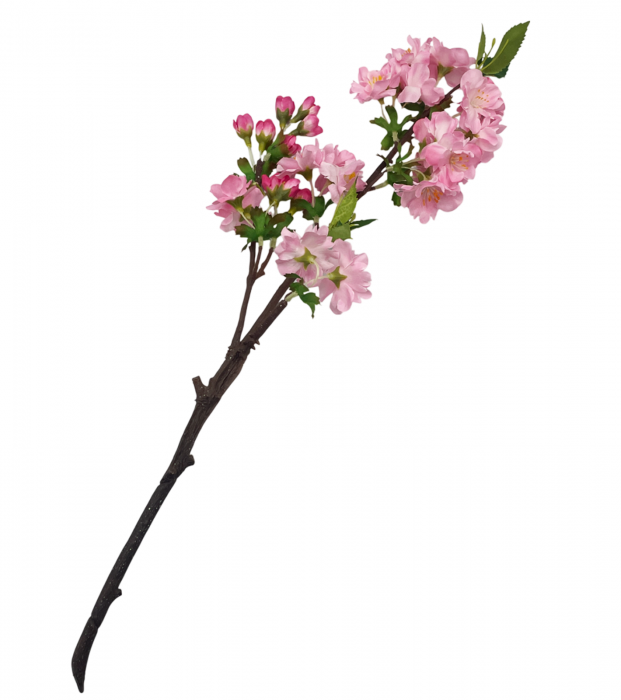 Ramura cu Flori artificiale BEAUTY, Roz, 45cm [2]