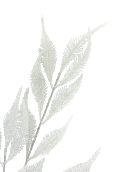 Ramura decorativa cu sclipici BEAUTY, Alb, 60cm [3]