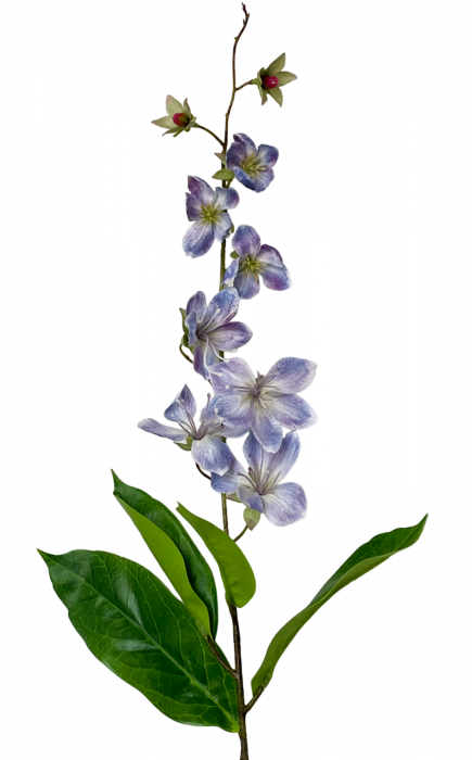 Iasomie artificiala JASMINE, Bleu violet, 80cm [5]