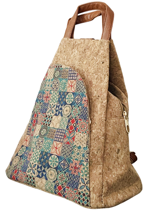 Rucsac - Geanta din Pluta URBAN cu model mozaic [2]