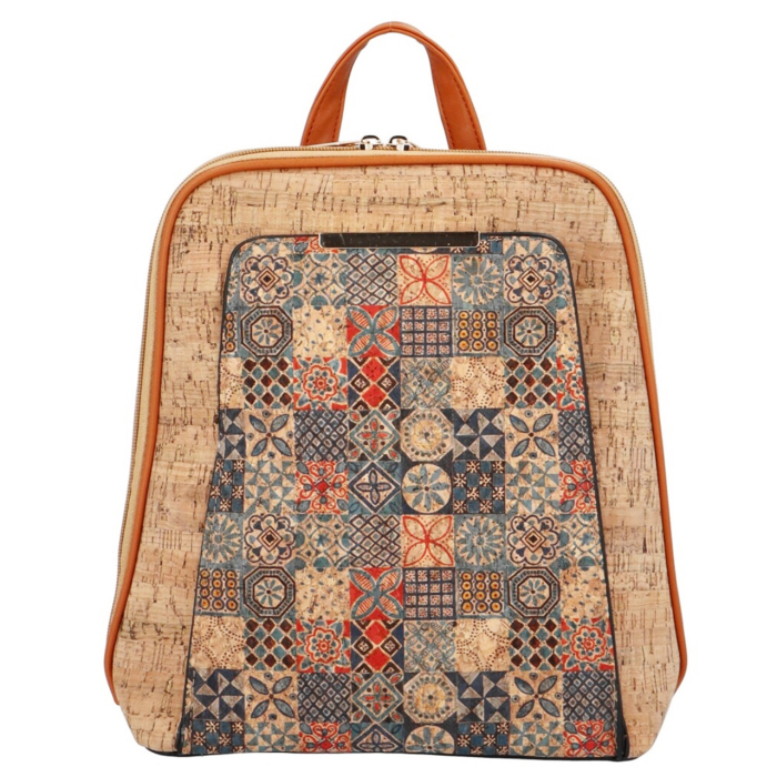 Rucsac - Geanta din Pluta URBAN cu model mozaic [2]