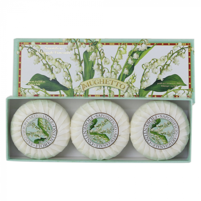 Sapun natural Lacramioare, Set 3 x 100g [3]