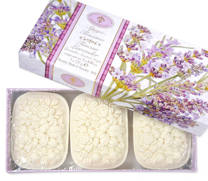 Sapun natural Lavanda Toscana 3x125g - Saponificio Artigianale Fiorentino [3]