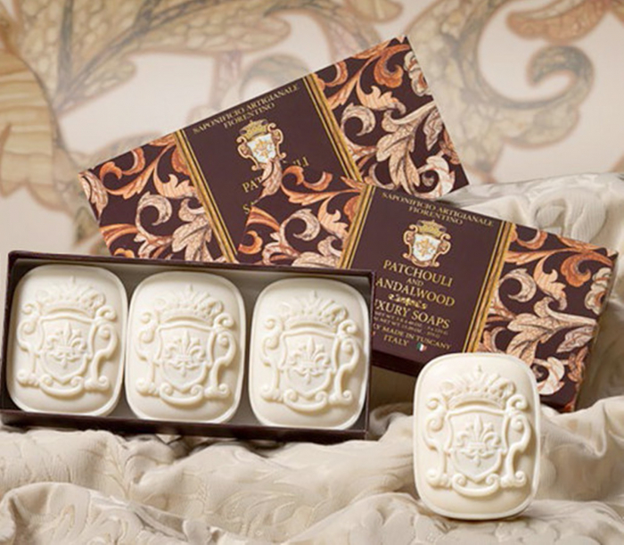 Sapun natural Patchouli & Sandalwood 3x125g - Saponificio Artigianale Fiorentino [2]