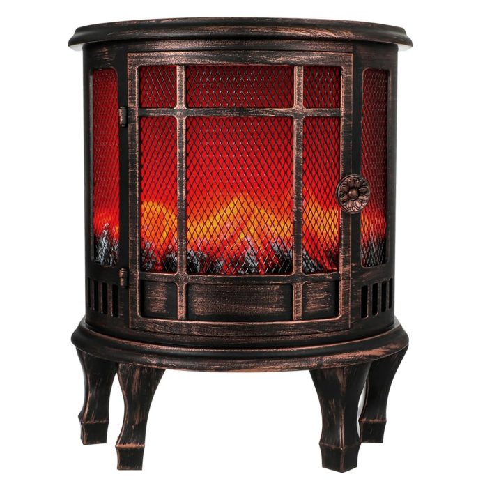 Semineu Decorativ Vintage THOMAS, Cu Efect Flacara [1]