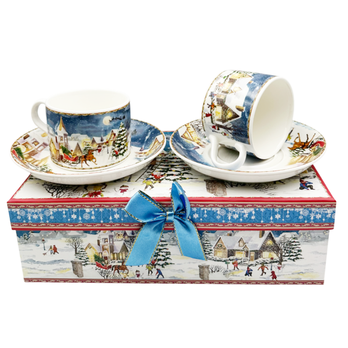 Set 2 Cesti cu Farfurii din Portelan SEASON [2]