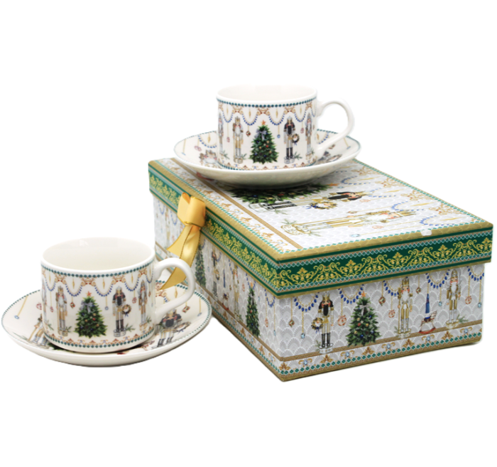 Set 2 Cesti & 2 Farfurii BERNARD - Model Spargatorul de Nuci [3]