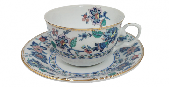 Set portelan fin, 2 Cesti si farfurii Alexander, 180ml [5]