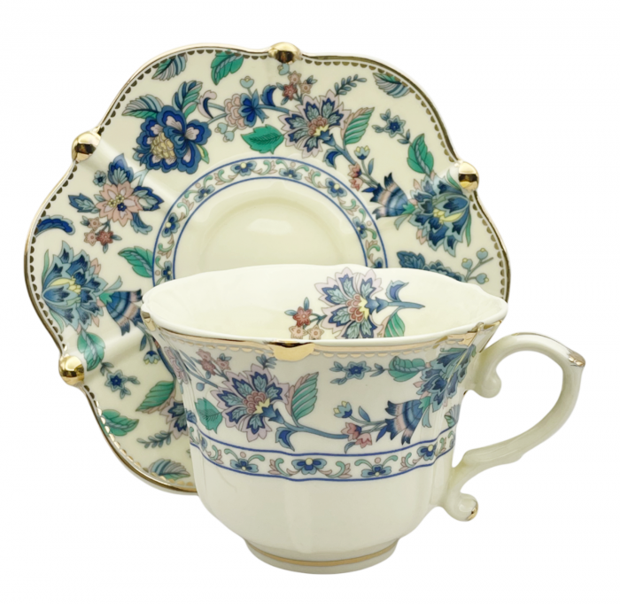 Set portelan Vintage, 2 Cesti si Farfurii Alexander, 180ml [2]