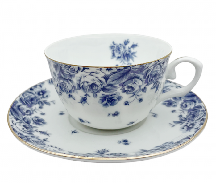 Set portelan fin, 2 Cesti si farfurii AMELIE, 180ml [3]