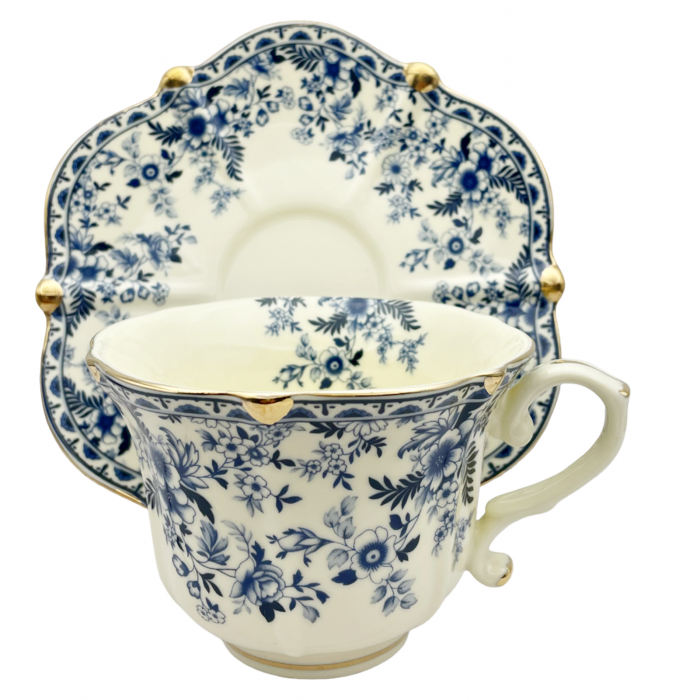 Set portelan Vintage, 2 Cesti si Farfurii Amelie, 180ml [2]