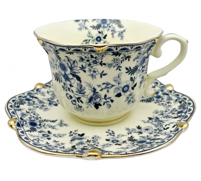 Set portelan Vintage, 2 Cesti si Farfurii Amelie, 180ml [4]