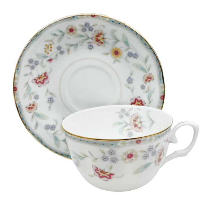 Set portelan fin, 2 Cesti si farfurii Dorothy, 180ml [2]