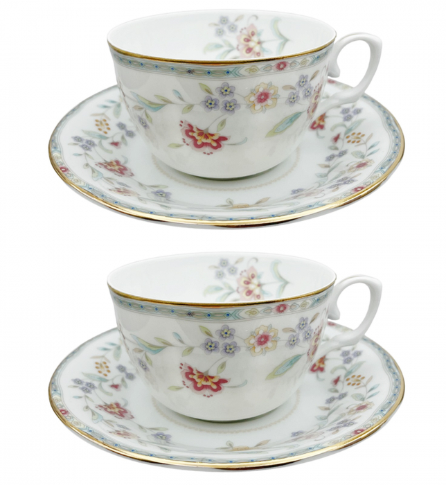 Set portelan fin, 2 Cesti si farfurii Dorothy, 180ml [4]