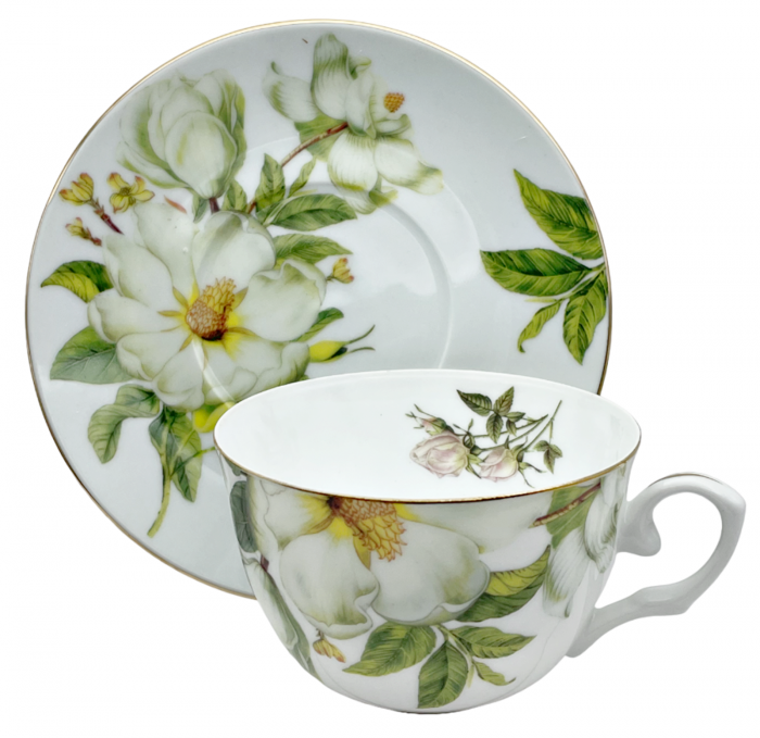 Set portelan fin, 2 Cesti si farfurii Lerida, 180ml [2]