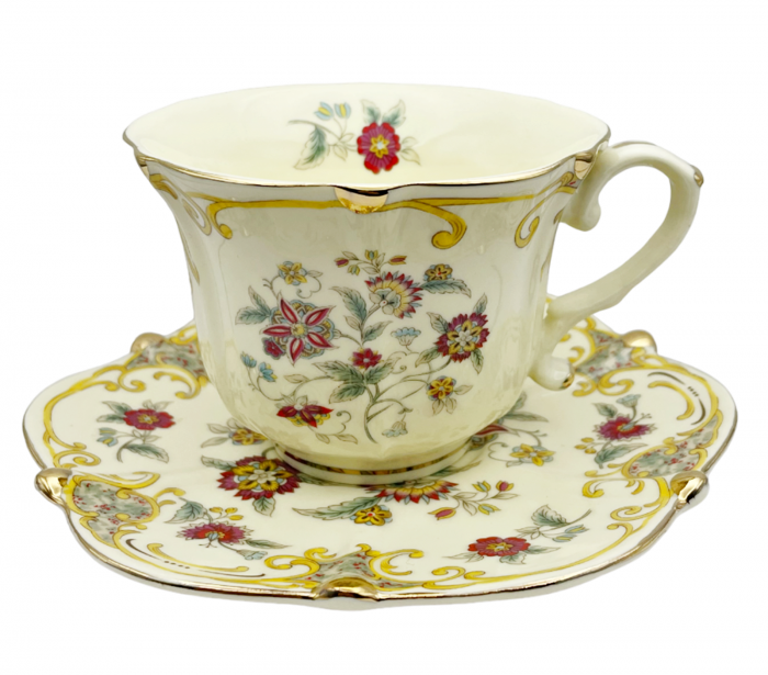 Set portelan Vintage, 2 Cesti si Farfurii MIRIAM, 180ml [3]