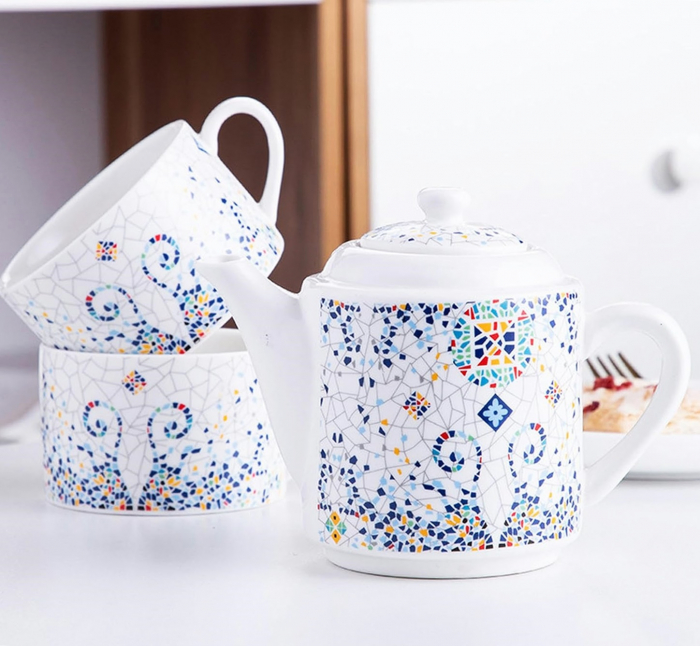 Set Tea For Two GAUDI FLOWERS, Portelan [3]