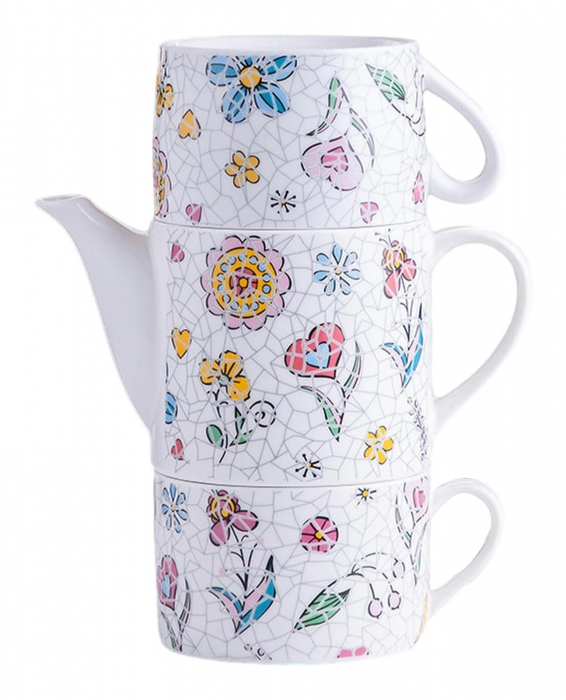 Set Tea For Two GAUDI HEARTS, Portelan [1]