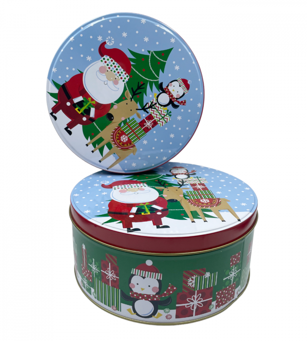 Set 2 cutii metal Craciun Dear Santa [1]