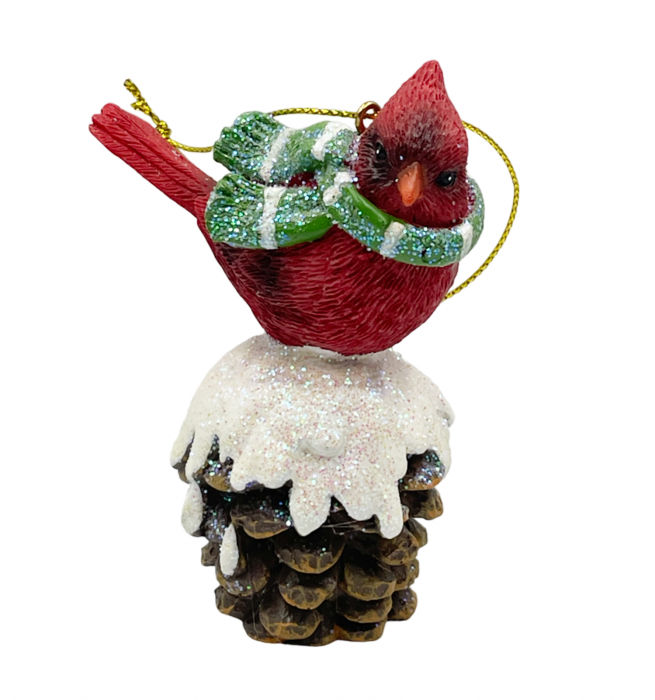 Set 3 Ornamente Craciun SONGBIRDS, 8.5cm [4]