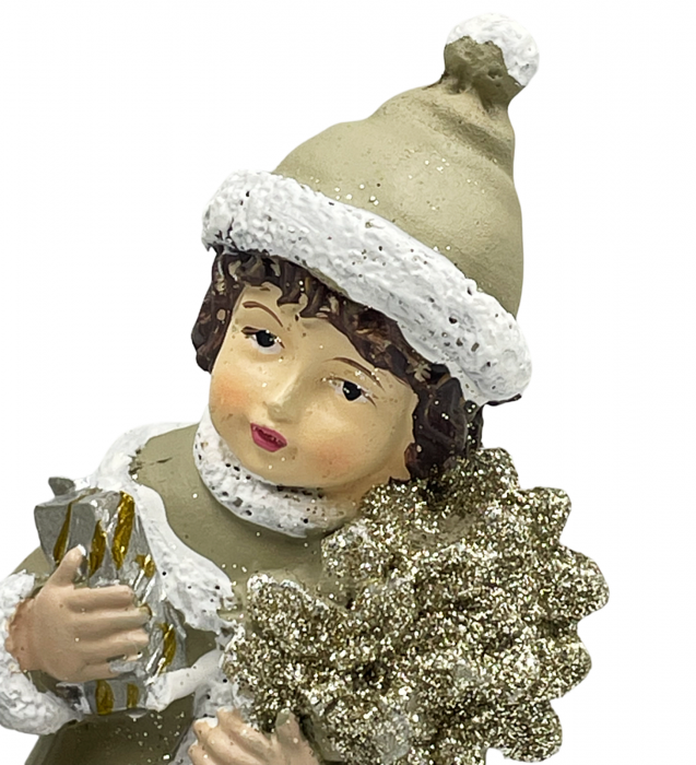 Set 2 Figurine Craciun GLAM, 10cm [3]