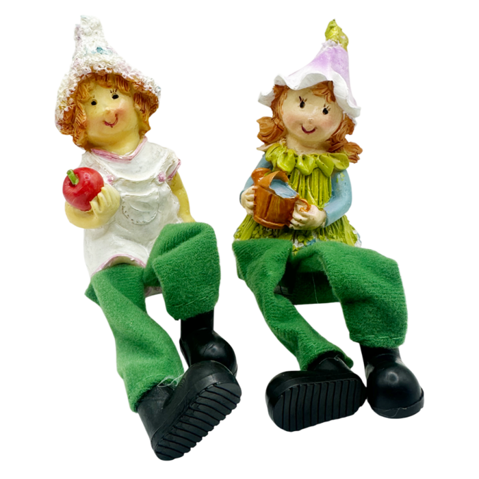 Set 2 Figurine DAISY & FLINT, 16cm [1]