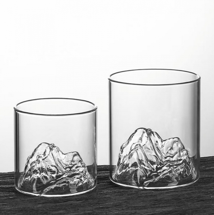 Set 2 Pahare sticla VOLCANO, 300ml [3]